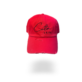 We wanted to go a little bit further with protecting our Cota Cousins in this heat! What would be more perfect than our adjustable, signature logo Cota Dad Hats? Color: Ruby Red Also Available in three more trendy colors: Tiffany Teal Sassy Salmon Cota Rose FIT MOST HEADS: Ideal for busy moms, perfect for quick outings between hair appointments, and excellent for workouts at the gym! Specifications: Material: Denim, Distressed
